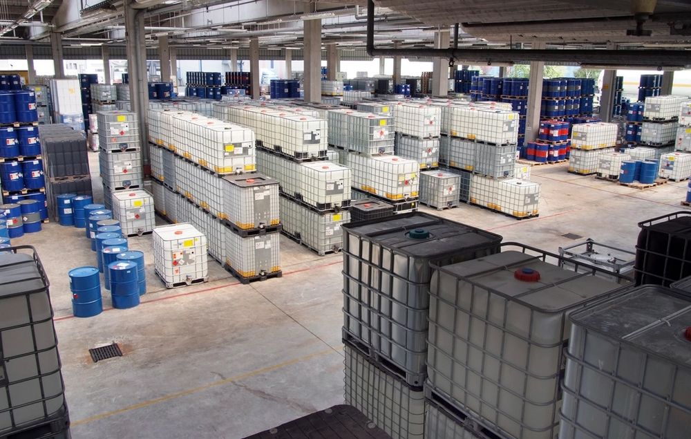 Interieur van een warehouse